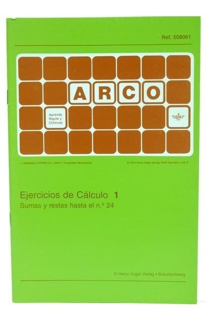 Cuaderno Ejercicios Cálculo Sumas/restas 1 6+ Arco Eduke