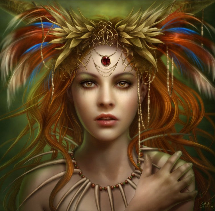 Diosa Tribal Rompecabezas 1000 Piezas Grafika