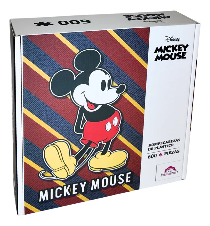 Rompecabezas Mickey University 600 Piezas De Plástico