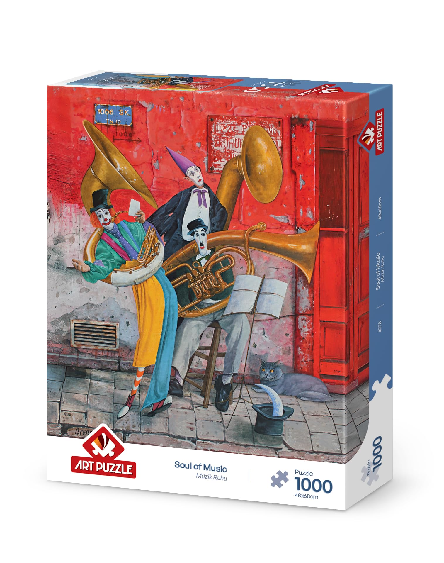 Art Puzzle Alma de la Música, Rompecabezas de 1000 Piezas, Arte Musical con Instrumentos