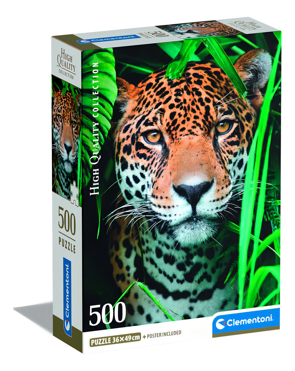 Rompecabezas Mirada De Jaguar 500 Pz Clementoni Mexico