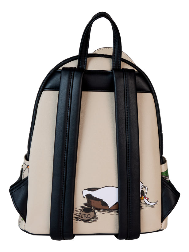 Loungefly Minibackpack Scientific Method Jack Glows In The Dark The Nightmare Before Christmas Color Negro Diseño De La Tela Lisa Liso