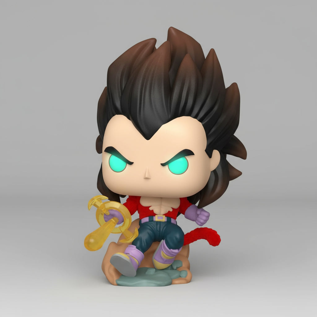 Funko Pop! Dbgt - Vegeta Ssj 4 Flocked Chalice #2078