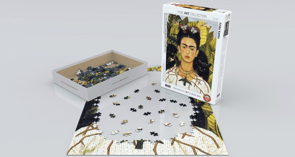 Frida Kahlo Retrato Colibrí Rompecabezas 1000pz Eurographics