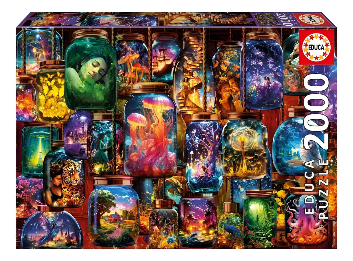 Rompecabezas Puzzle Sueños En Frascos 2000 Pcs Educa