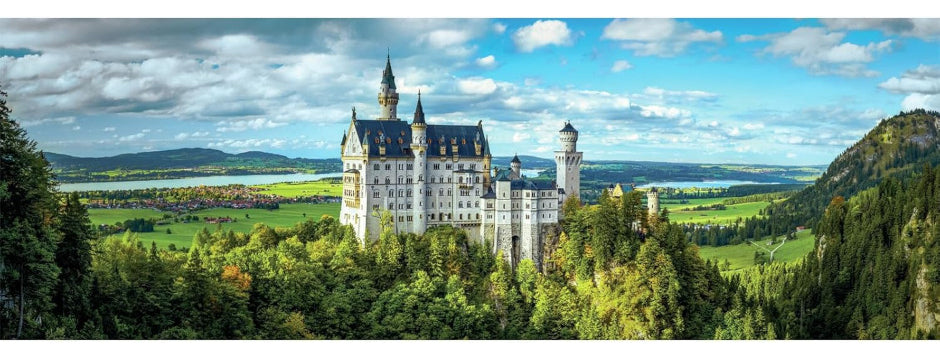 Rompecabezas Panorama Neuschwanstein Compact Clementoni 1000