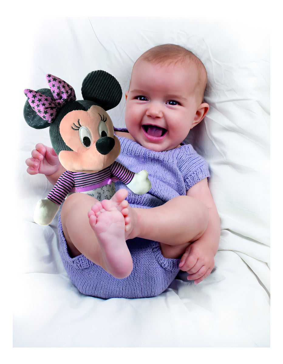 Disney Baby Minnie Mouse Peluche Suave Y Luz Mimi Clementoni
