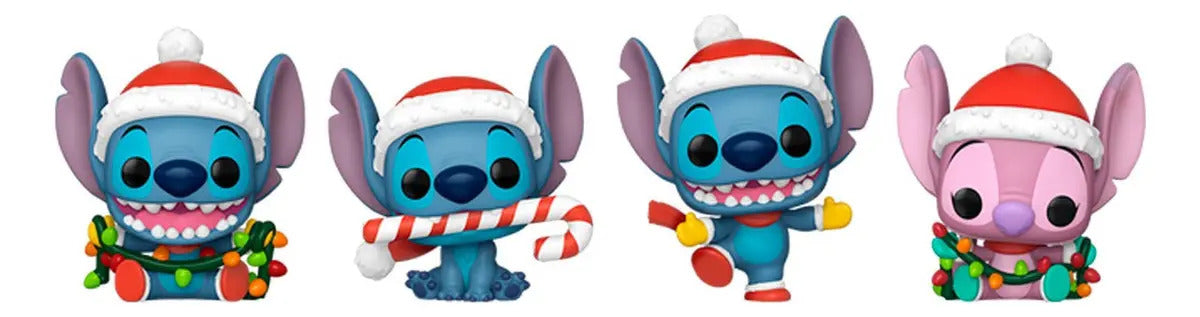 Funko Pocket Pop! Disney Stitch Holiday - Tree box 4 Box