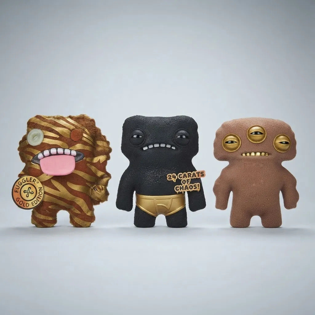 Fuggler Gold Edition 3-pack Figuras Colección Oogah Boogah