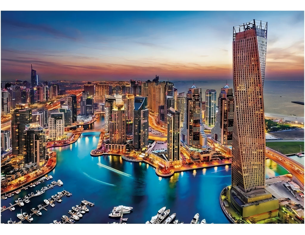 Puzzle Rompecabeza Dubai Marina X 1500 Piezas Clementoni