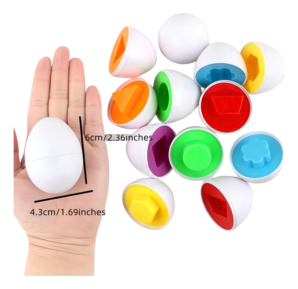 Clasificador Figuras Educar 12 Piezas Juguete Educativo Bebés Blanco Figuras