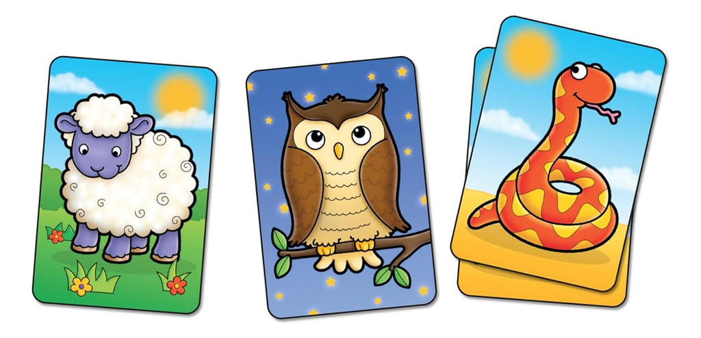 Juego De Mesa Mini Game Animal Match Orchard Toys 32 Cartas Animales