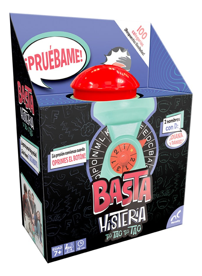 Basta Histeria Juego De Mesa Familiar Divertido
