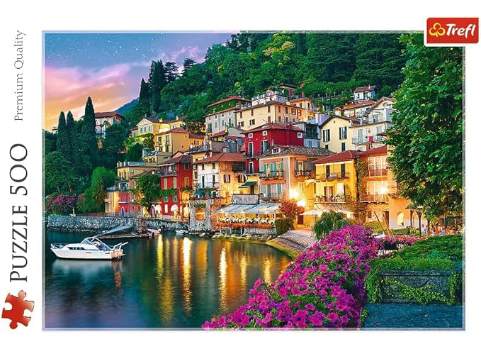 Rompecabezas Trefl Paisaje Lago Como Italia 500 Piezas 14+
