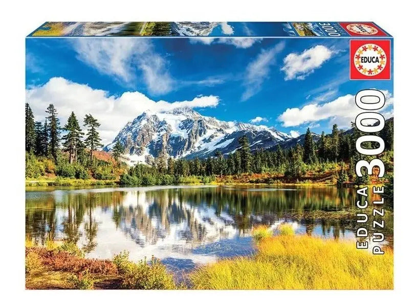 Rompecabezas De 3000 Pzs De Monte Shuksan En Washington Eeuu