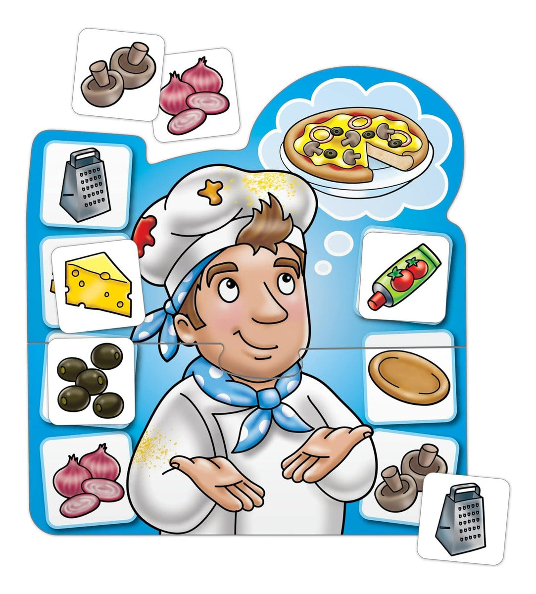 Juego Memoria Comida Crazy Chefs Orchard Toys
