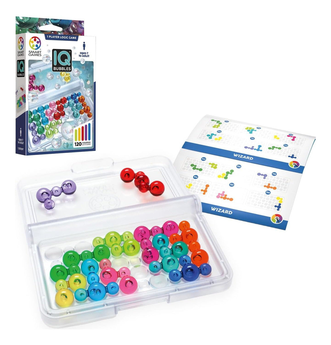 Iq Bubbles Smart Games Juego De Lógica 120 Desafíos