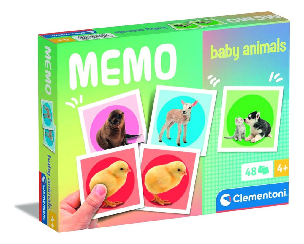 Clementoni Memo Animales, Juego Educativo