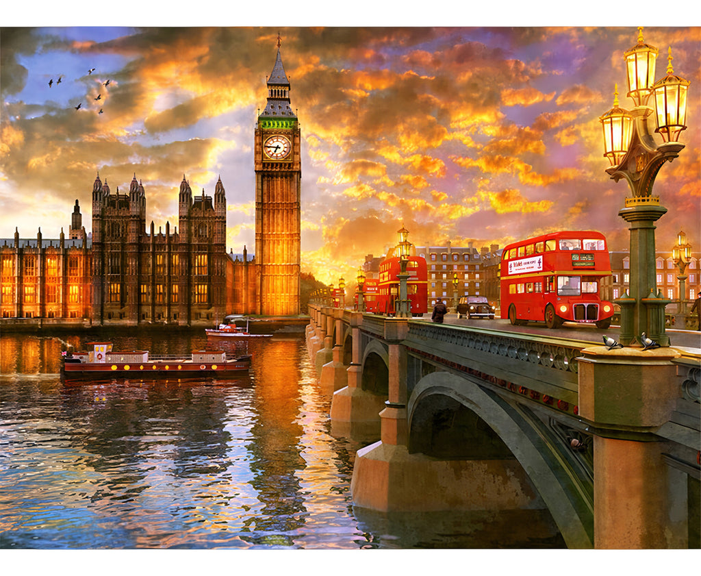 Rompecabezas Anatolian Londres - Westminster 1000 Piezas 14