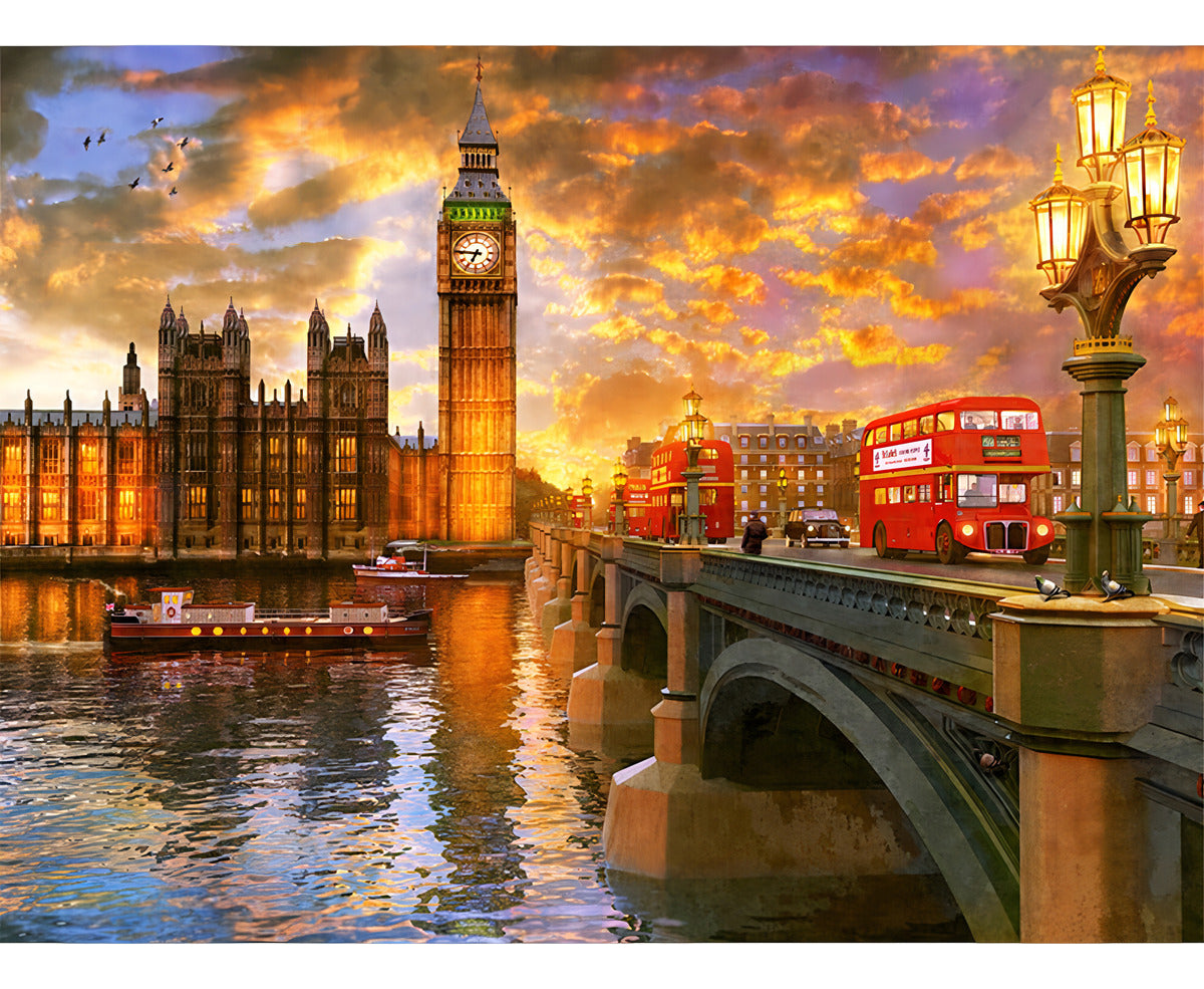 Rompecabezas Anatolian Londres - Westminster 1000 Piezas 14