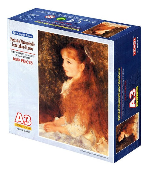 Renoir Retrato Irene Mini Rompecabezas 1000 Piezas Tomax