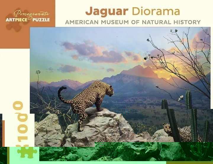 Jaguar Diorama Rompecabezas Pomegranate 1000 Pzas
