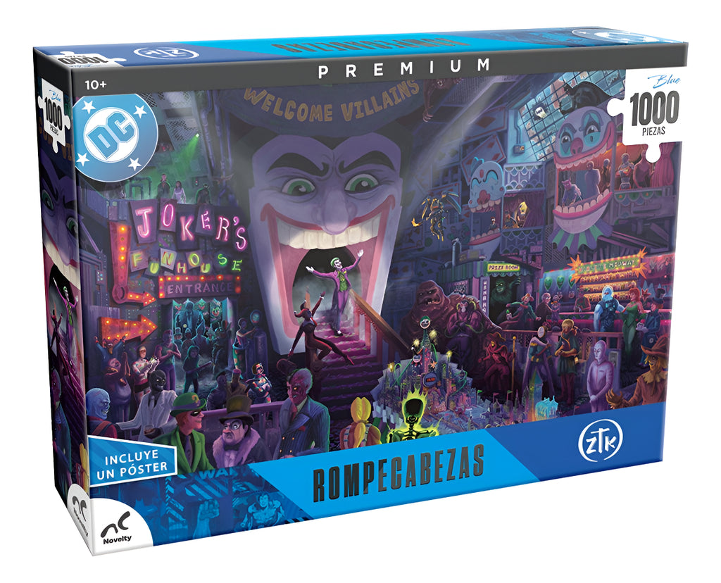 Kit Dc: Set Rompecabezas Superman Y Batman + Rompecabezas Joker 1000 Pzs + Batman 1000 Pzs