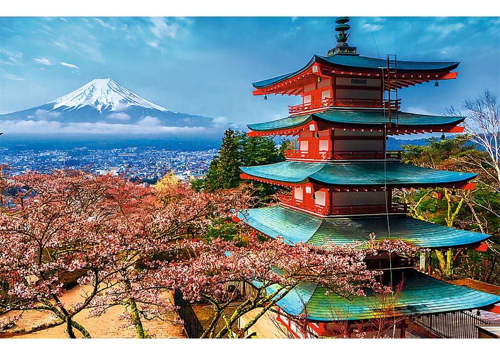 Rompecabezas Trefl Monte Fuji Tokio De 1500 Piezas 14+