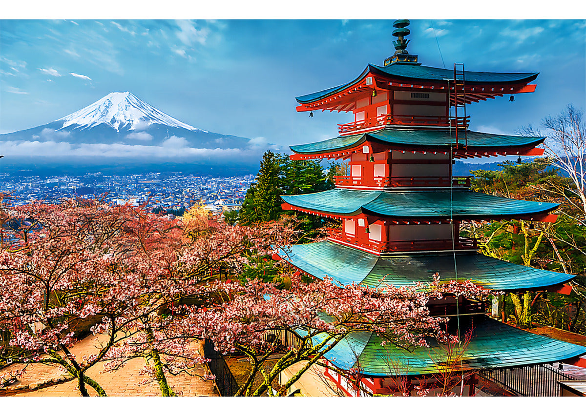 Rompecabezas Trefl Monte Fuji Tokio De 1500 Piezas 14+