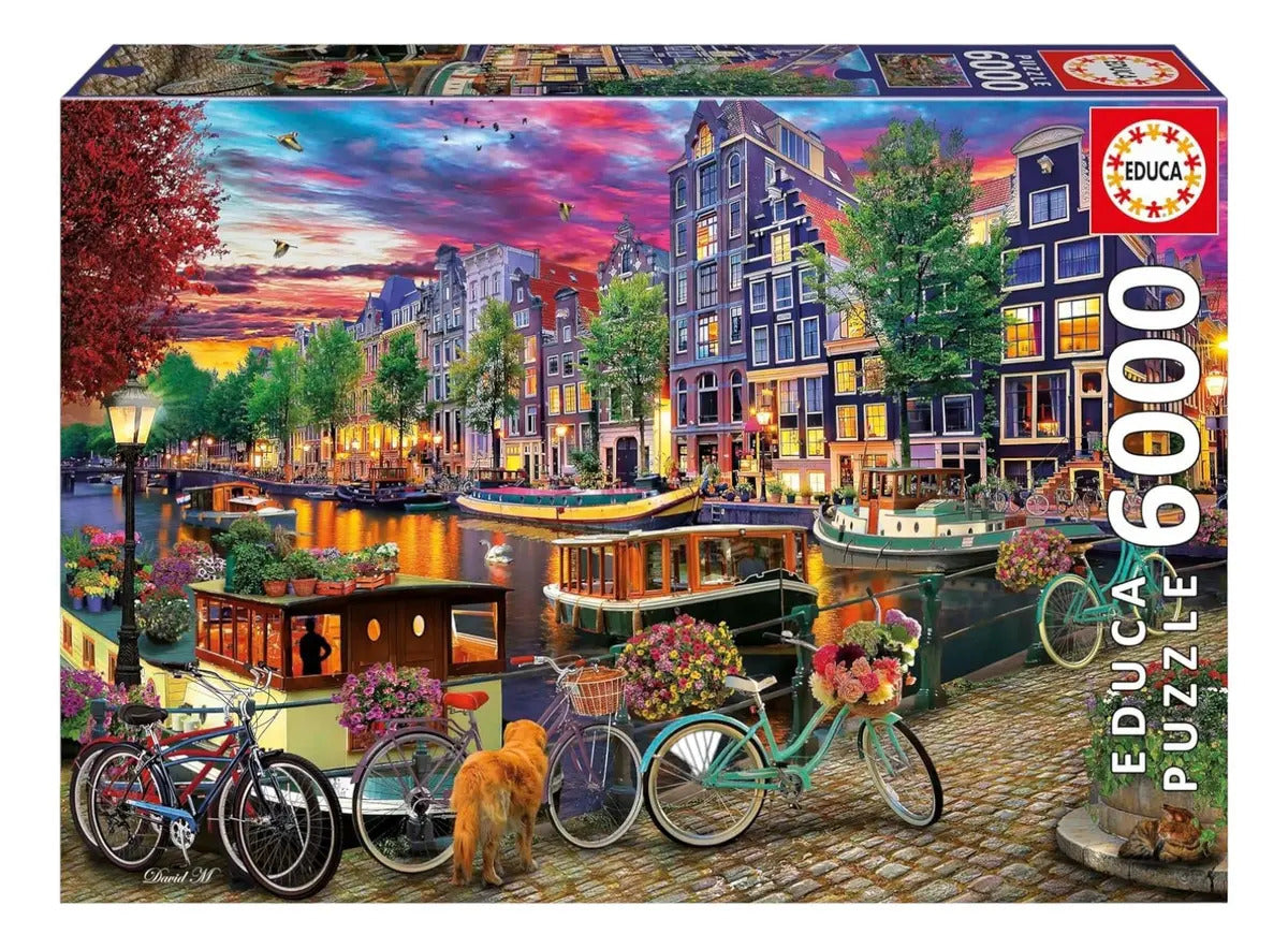 Rompecabezas 6000 Piezas Ciclismo En Amsterdam Educa