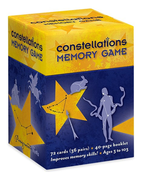Memoria Juego De Mesa Constelaciones Pomegranate 72 Cartas