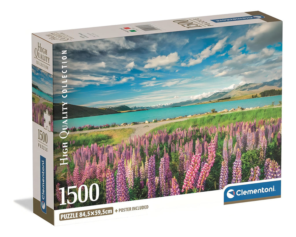 Rompecabezas 1500 Piezas Lago Tekapo Clementoni Para Adultos