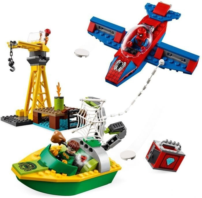 Lego Spiderman Super Héroe Marvel Docock Diamond Heist 76134