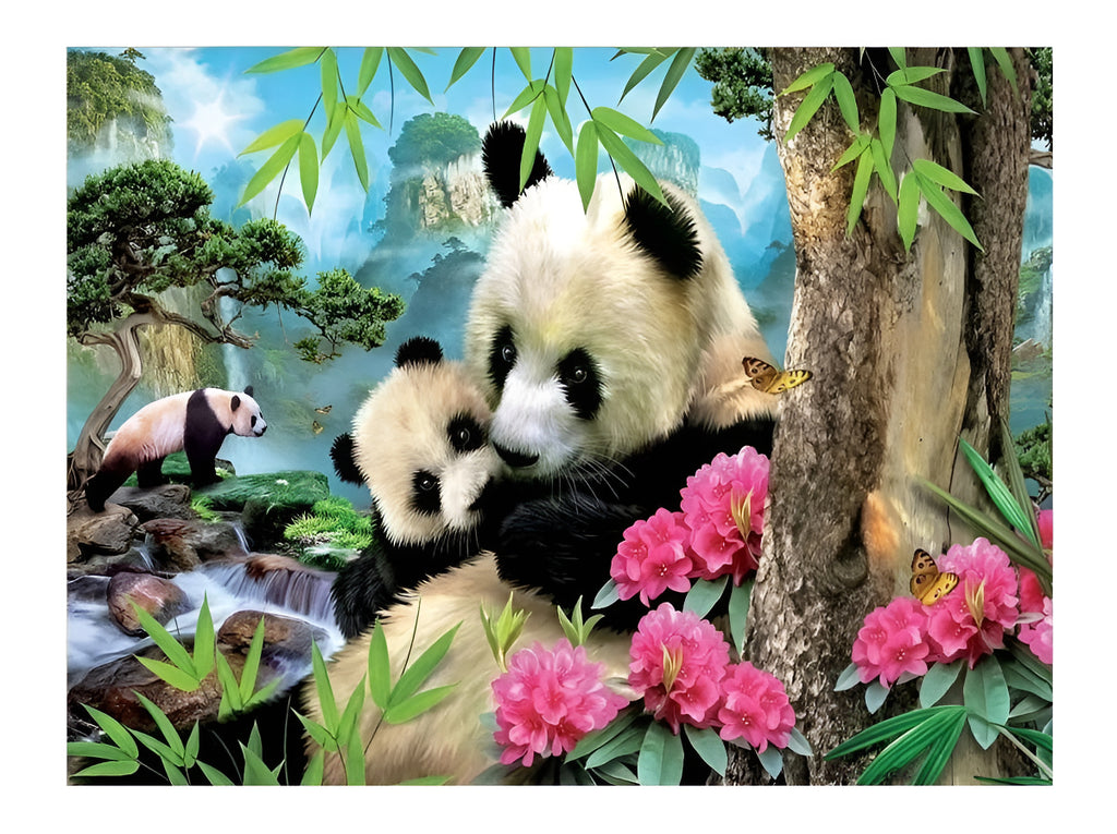 Rompecabezas Educa Borras 1000 Piezas Panda Horizontal 68x48cm