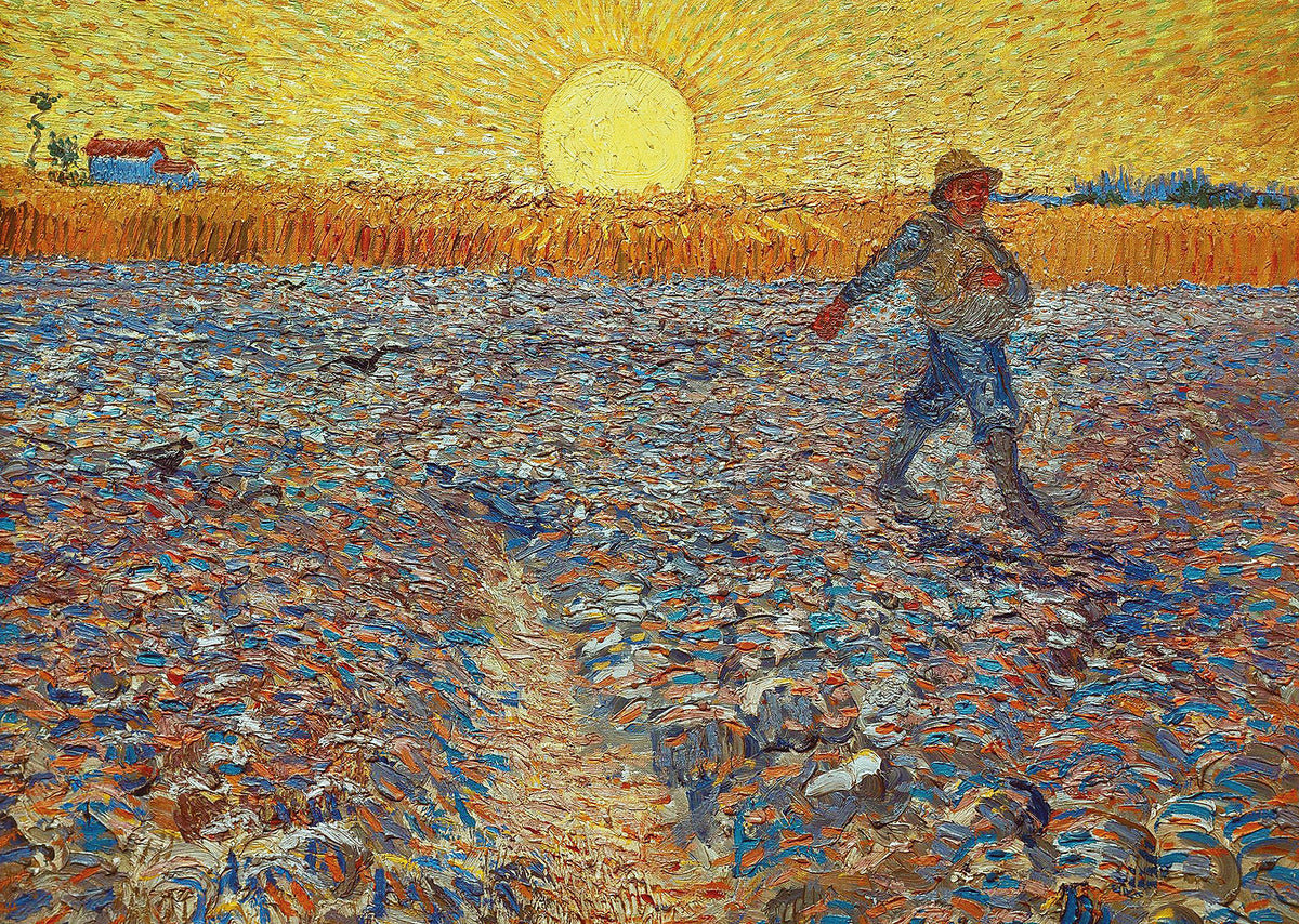 Sower (after Millet)  Van Gogh Mini Rompecabezas 1000p Tomax