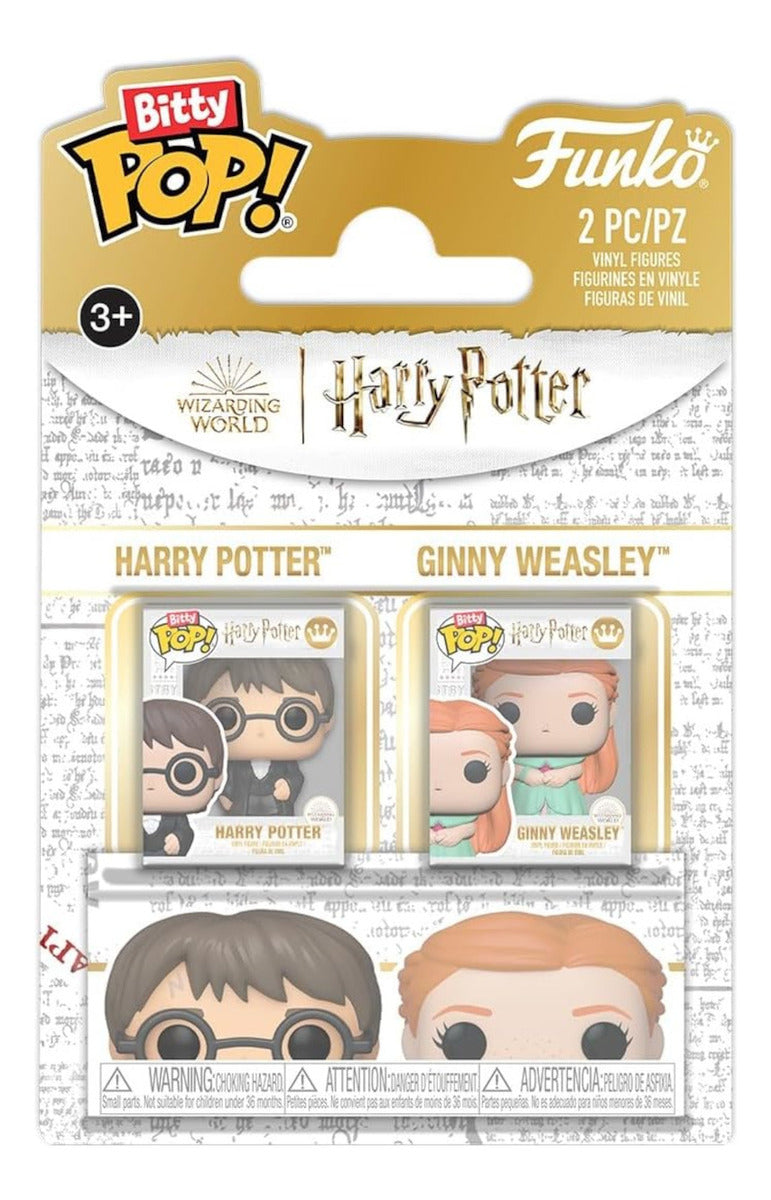 Paquete De 2 Bitty Pop! Harry Potter Y Ginny Weasley