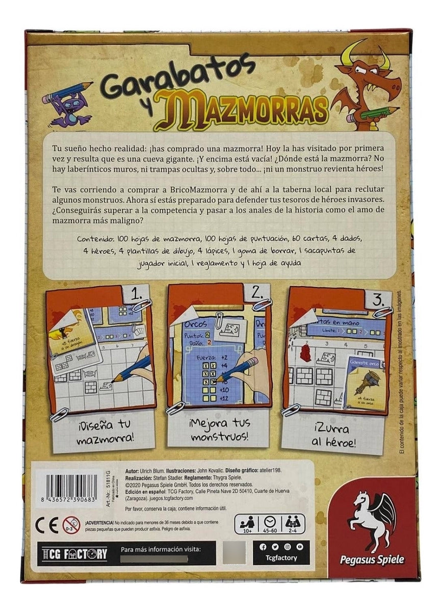 Garabatos Y Mazmorras Juego De Mesa Tcg Factory