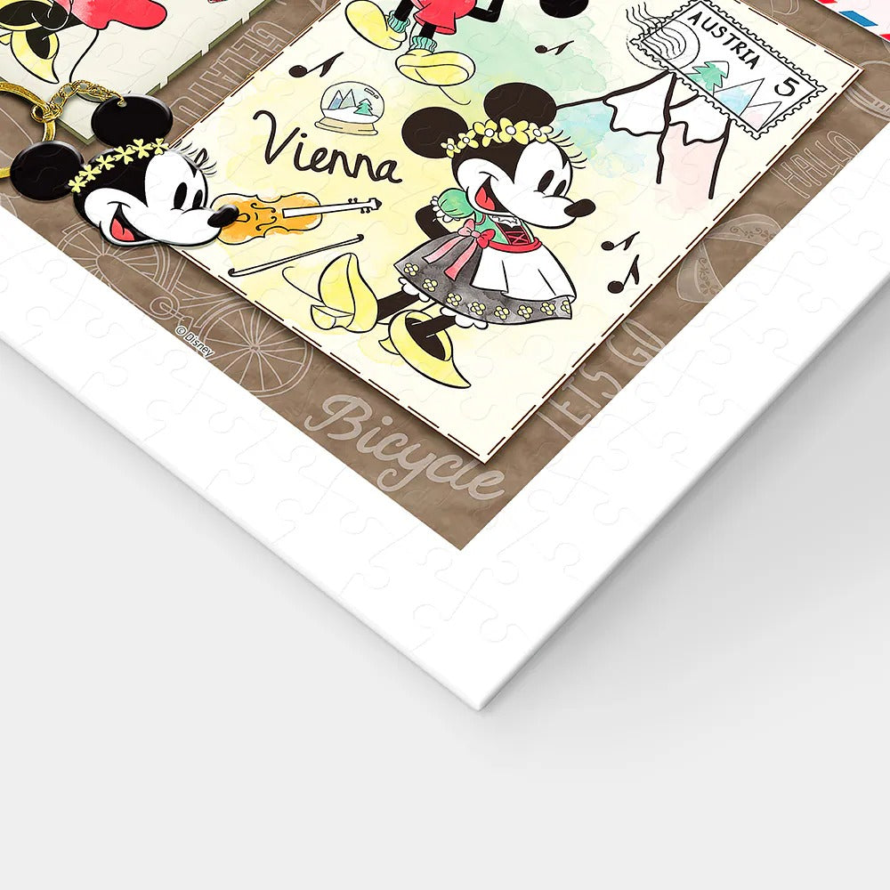 Rompecabezas Mickey Y Minnie De Viaje 600 Piezas De Plástico