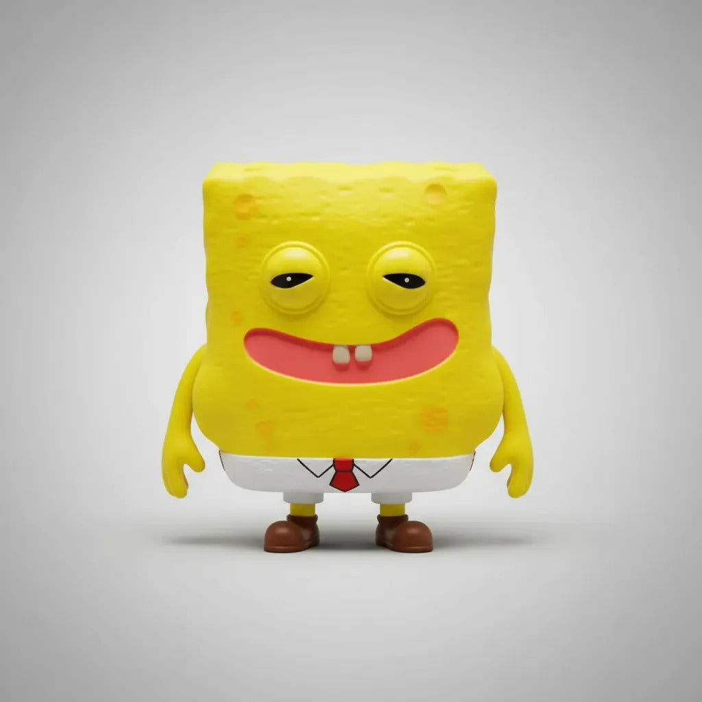 Figura De Vinilo Bob Esponja Troublesome Fuggler Serie 2