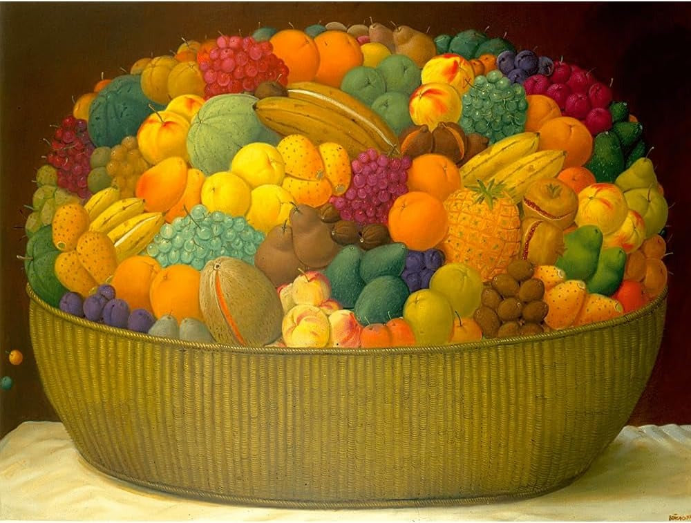 Ricordi Rompe 1000 Pz Canasta De Frutas De Fernando Botero