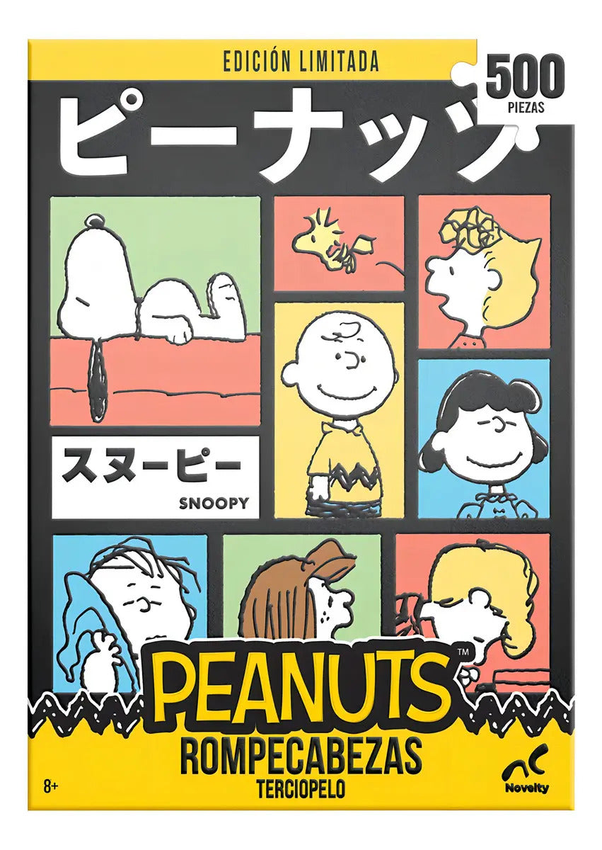 Kit Snoopy: Rompecabezas Premium 1000 Pzs Blue Board + Rompecabezas Aterciopelado Edición Limitada