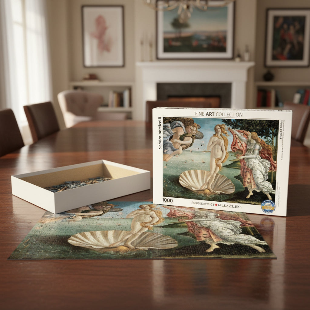 Nacimiento Venus Botticelli Rompecabezas 1000p Eurographics