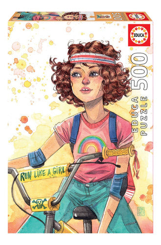 Puzzle Rompecabeza 500 Piezas Run Like A Girl Educa