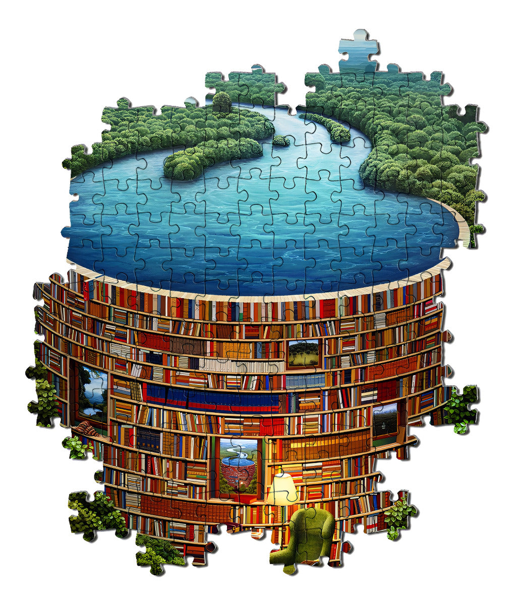 Presa Biblioteca Bibliodame Rompecabezas 1000 Pz Clementoni