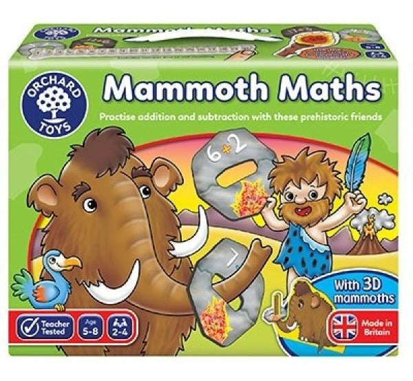 Juego Educativo Mammoth Maths Orchard Toys Sumar Restar Niños Mesa