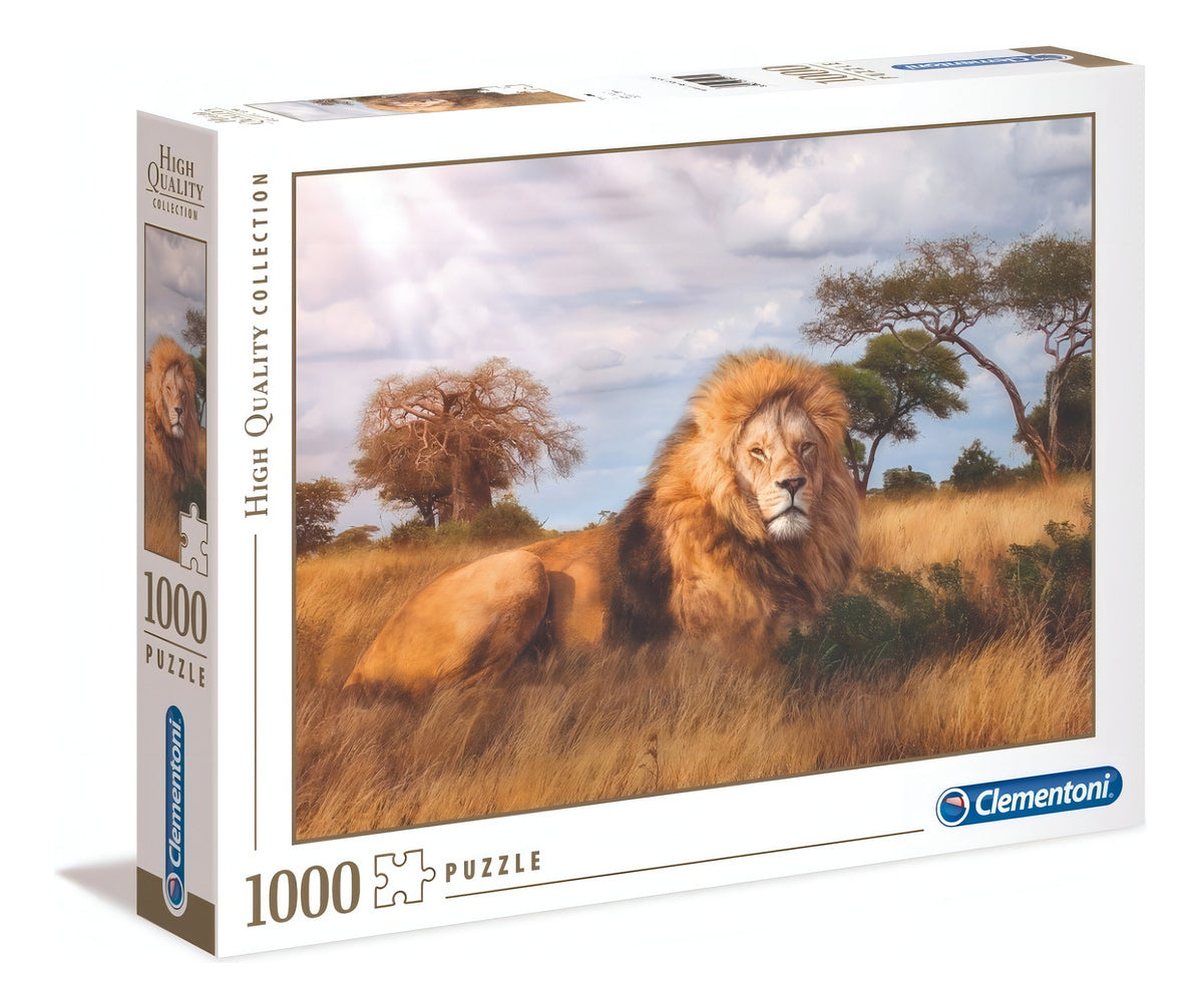 Rompecabeza Puzzle León The King X1000 Pieza Clementoni Full