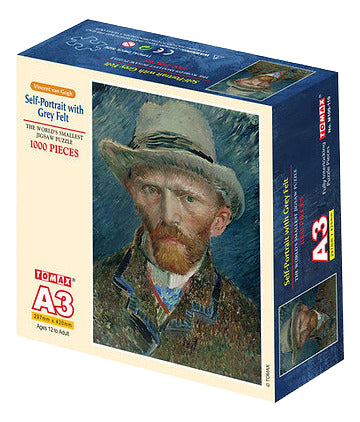 Self-portrait With Grey Felt Van Gogh Mini 1000 Pz Tomax