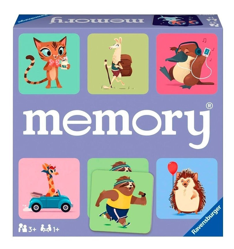 Memoria Juego De Mesa Animalitos Salvajes Ravensburger