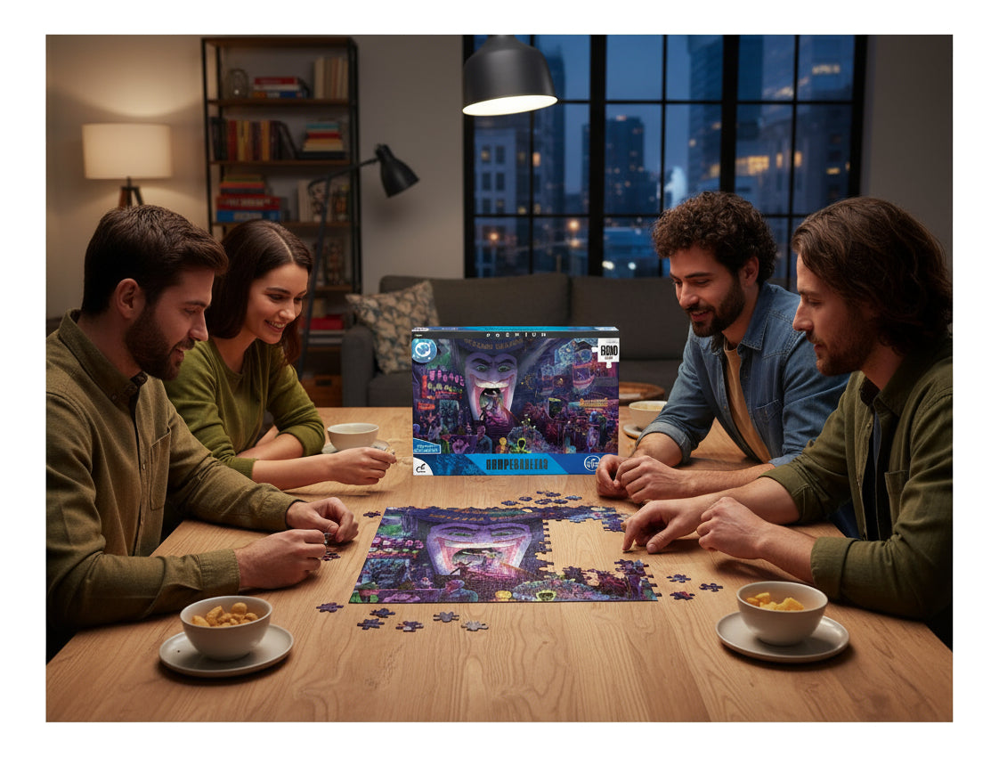 Rompecabezas Premium Dc Joker 1000 Piezas Blueboard + Poster