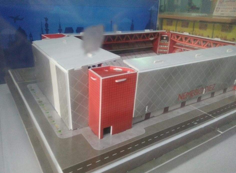 52003 Estadio Nemesio Diez Toluca Rompecabezas 3d Nanostad